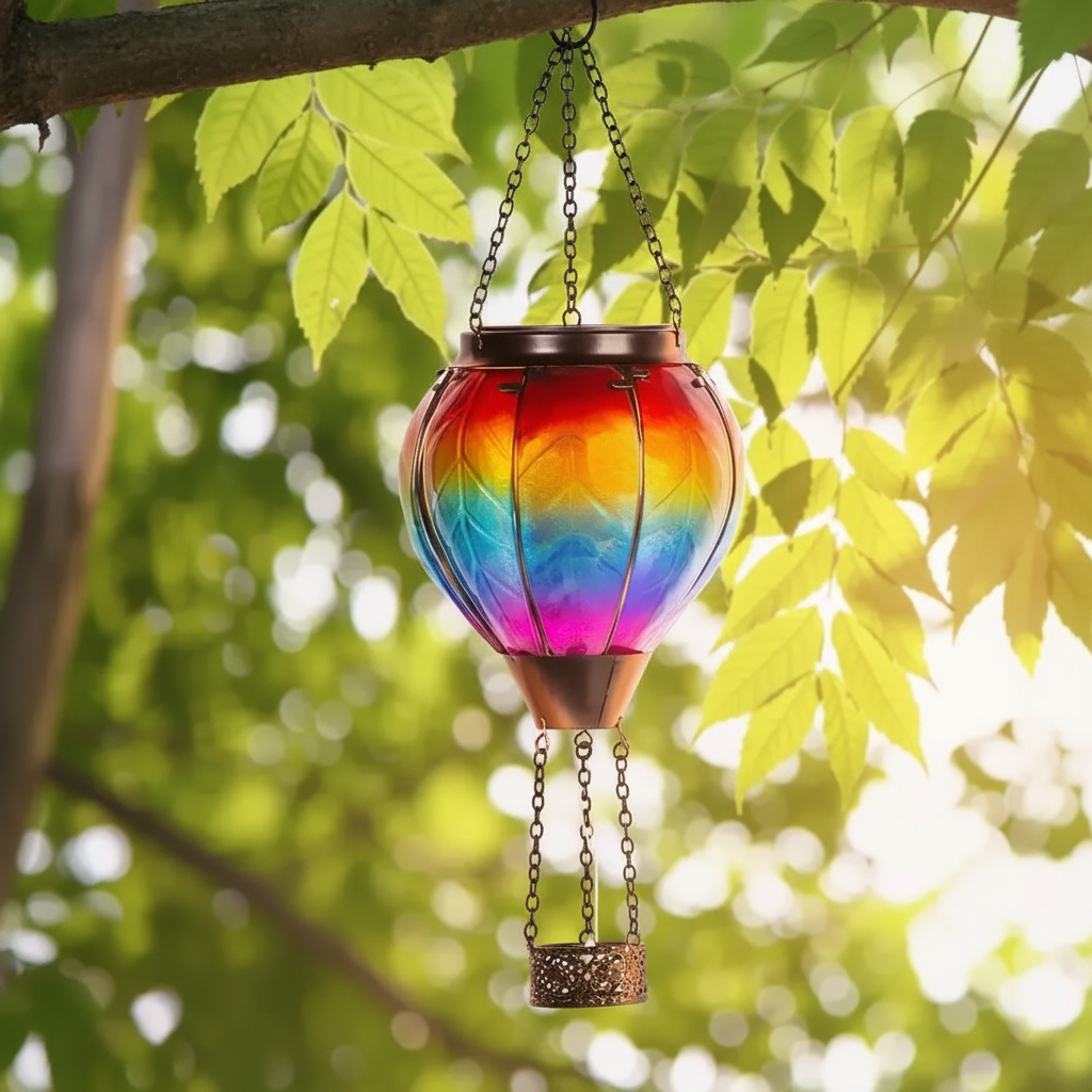 Hot Air Balloon Solar LED Light