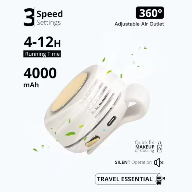 Portable Clip-On Cooling Fan